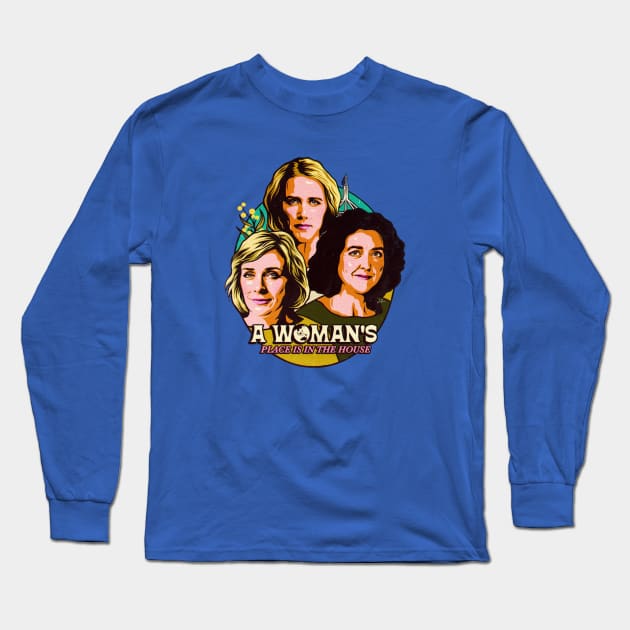 A Woman's Place Long Sleeve T-Shirt by nordacious